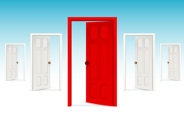 Streszczenie otwartych drzwi — Zdjęcie stockowe