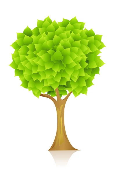 Naturliga träd — Stockfoto