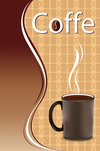 Cartão de café — Fotografia de Stock