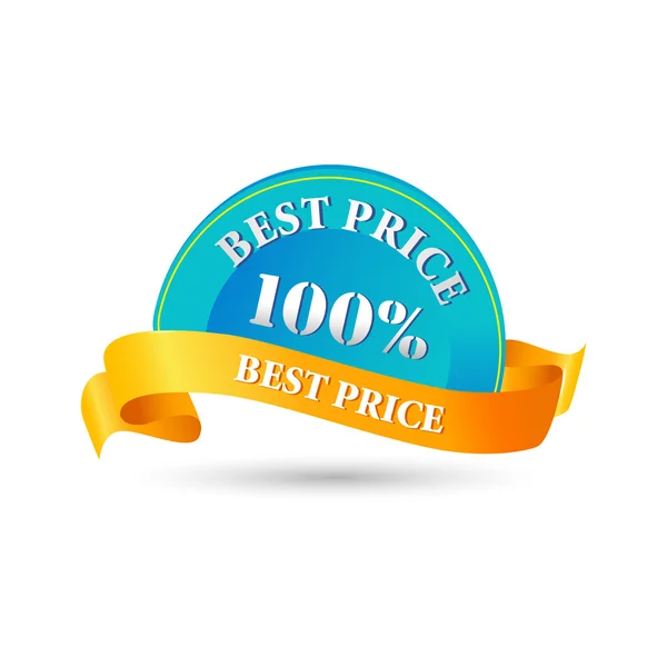 100% beste prijs tag — Stockfoto