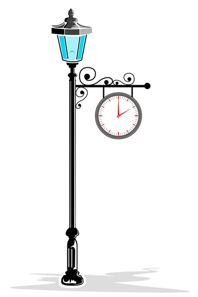 극 램프 시계 — 스톡 사진
