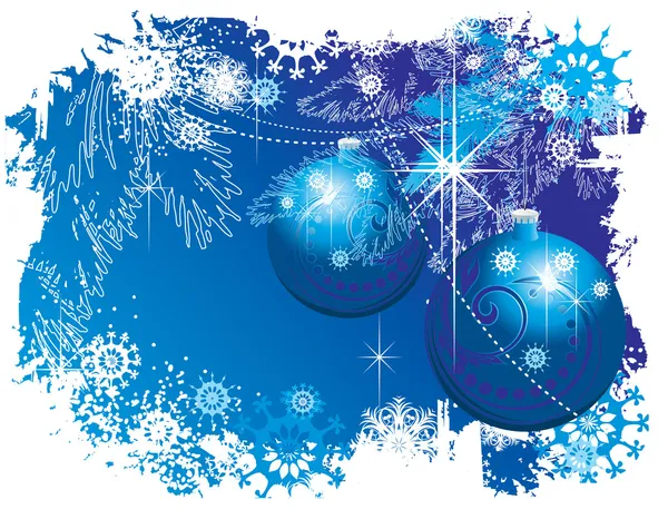 Bakgrund för nytt år och för jul — Stock vektor