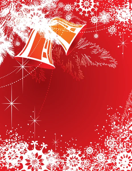 新年和圣诞节的背景 — 图库矢量图片
