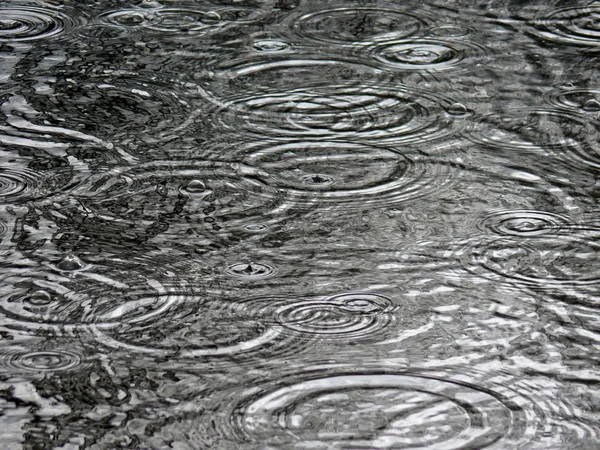 Regentropfen. Wasser. Textur. — Stockfoto