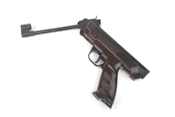 Pneumatic pistol isolated — Stock Photo, Image