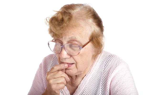 Portret oude vrouwen — Stockfoto