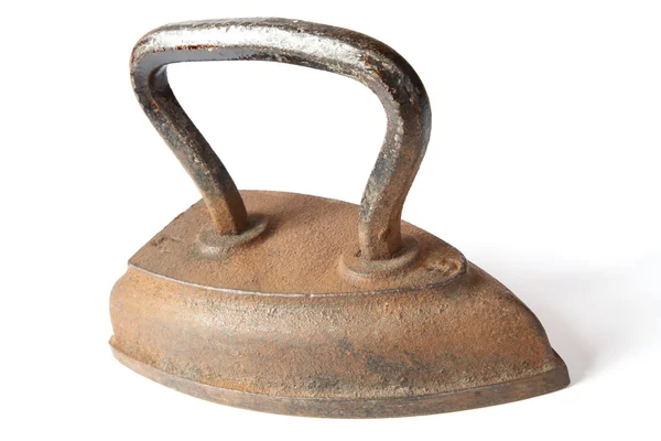 O velho ferro coberto de ferrugem — Fotografia de Stock