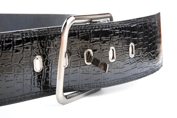 Cinturón hembra ancho negro — Foto de Stock