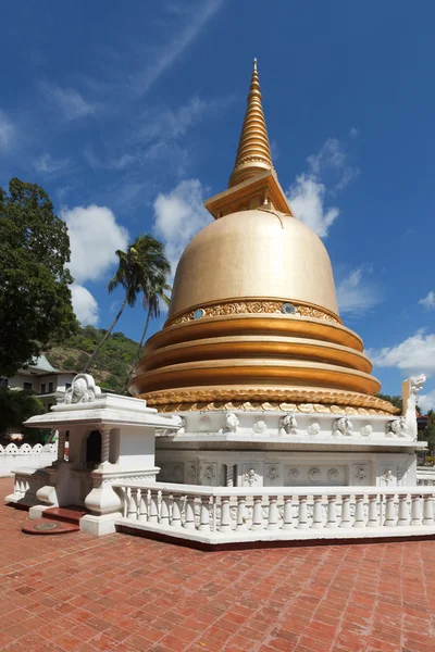 Буддийская дагоба (ступа) в Золотом Храме, Дамбулла, Шри-Ланка — стоковое фото