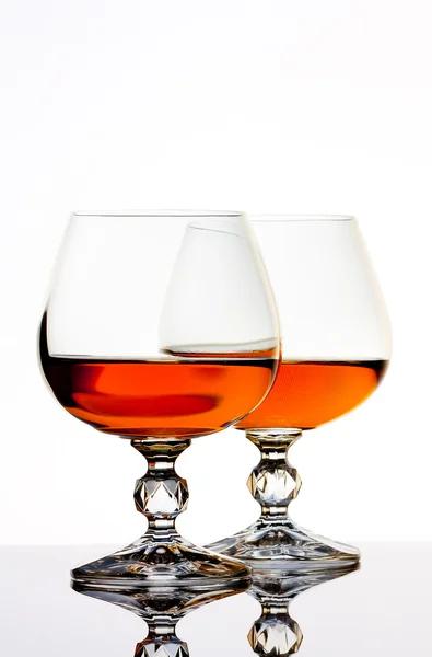 Brandy en glas — Stockfoto