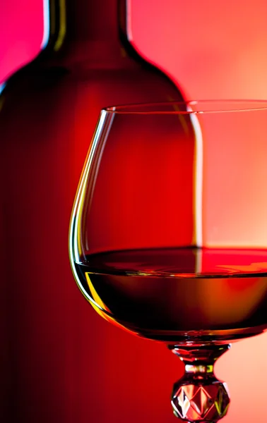 酒和玻璃 — 图库照片