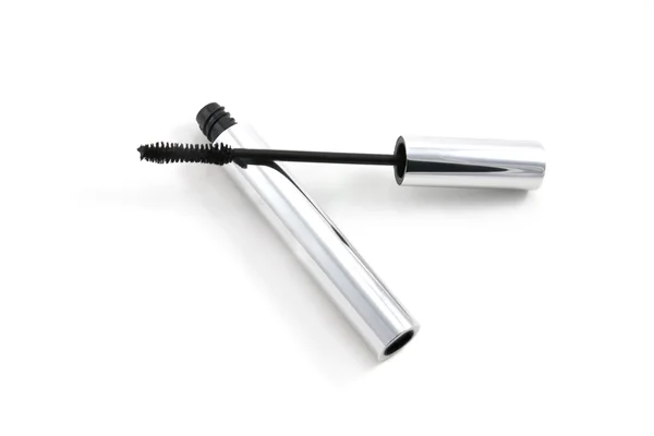 stock image Silver tube with black mascara