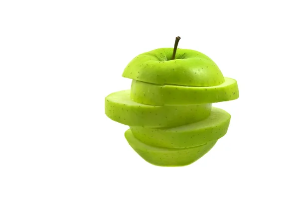 Gesneden apple — Stockfoto