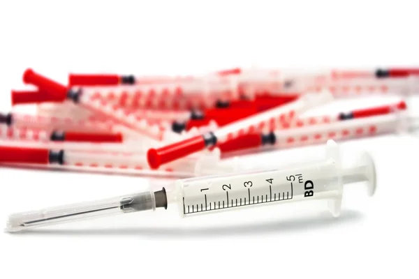 A lot of syringes — Stock Photo, Image