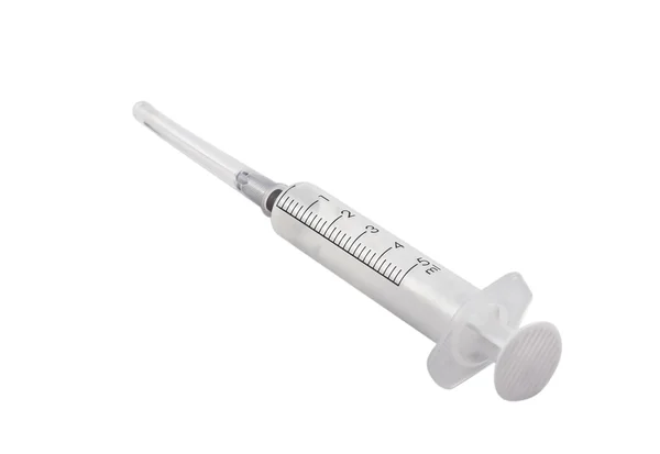 Plastic syringe — Stock Photo, Image