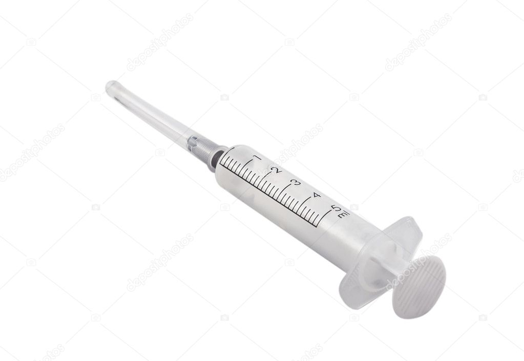 Plastic syringe