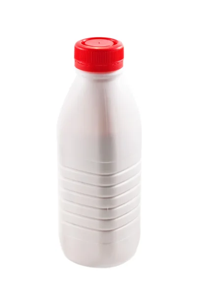 Бутылка с йогуртом — стоковое фото