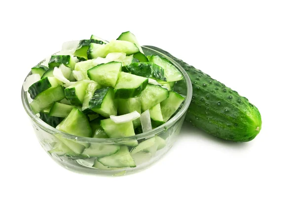 Dan taze salatalık salatası — Stok fotoğraf
