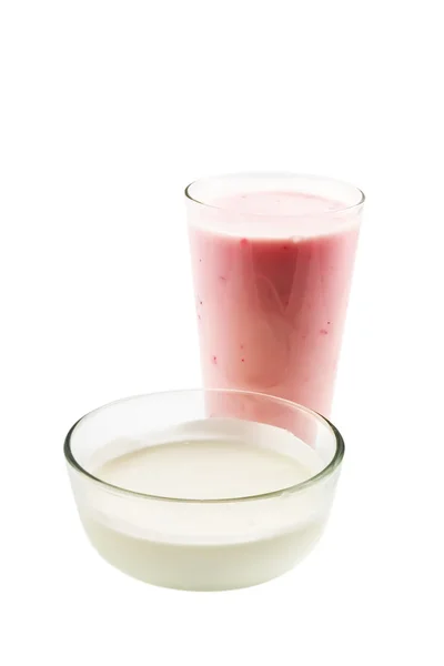 Yogurt and sour cream — Stock Photo, Image
