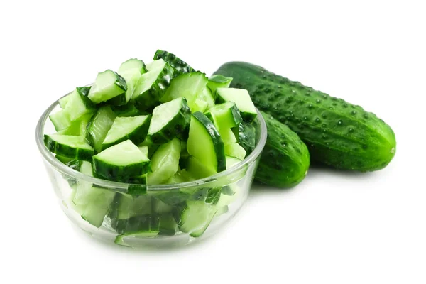 A friss uborka saláta — Stock Fotó