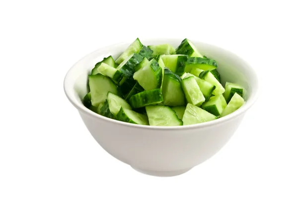Salade van verse komkommer — Stockfoto