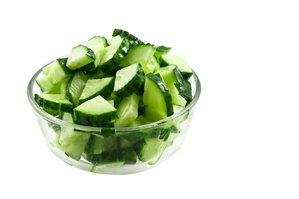 Salat aus frischen Gurken — Stockfoto
