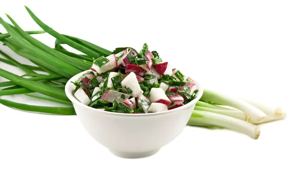 Salaatti tuoreista vihanneksista — kuvapankkivalokuva