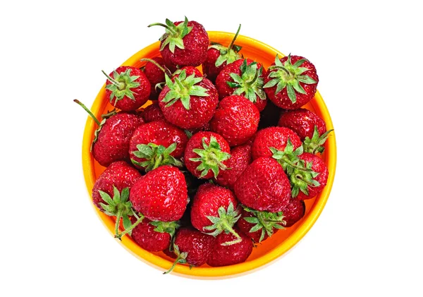 Färska röda mogna jordgubbar — Stockfoto