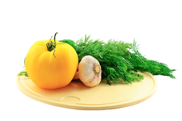 Bodegón de verduras frescas —  Fotos de Stock