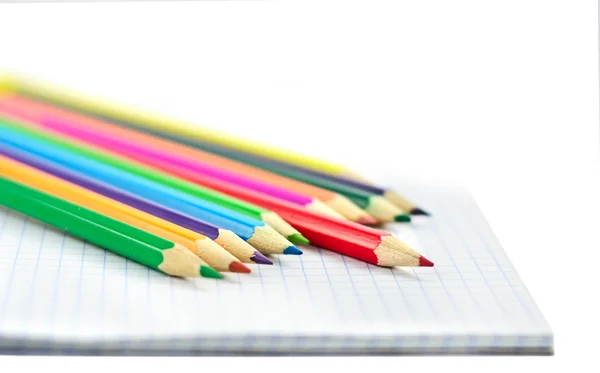 Multicolored pencils — Stock Photo, Image