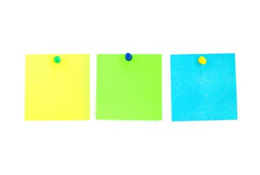 Blank post-its clipart