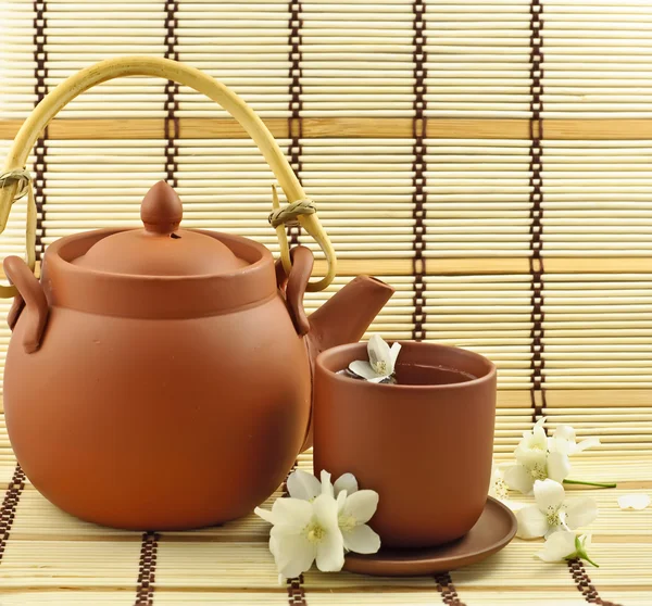 Жасминовый чай — стоковое фото