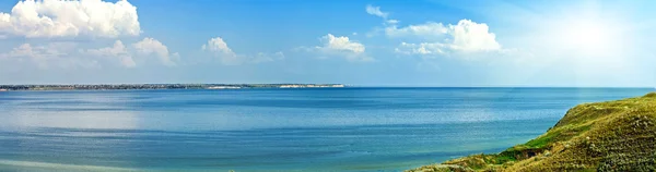 stock image Panoramic view of the sea bay