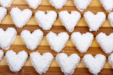 Cookies in the form of heart. clipart