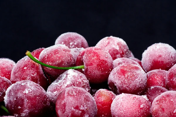 Frozen sweet cherry. — Stock Photo, Image