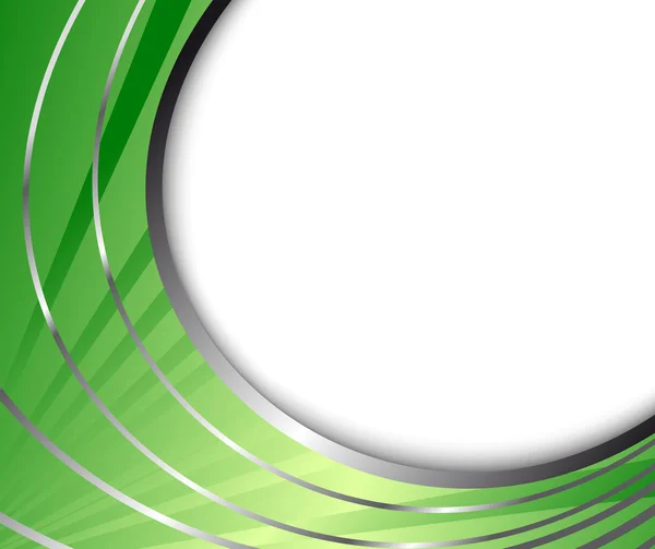 Zelené kovové pozadí abstraktní — Stockový vektor