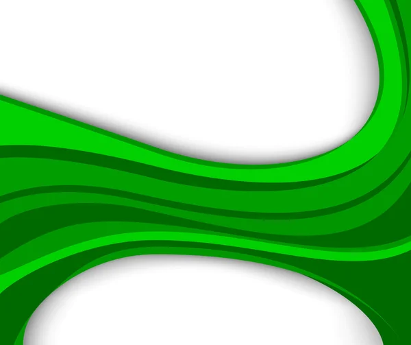 Abstrakte grüne Hintergrundvorlage — Stockvektor
