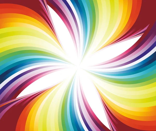 抽象的な流れ虹 — ストックベクタ