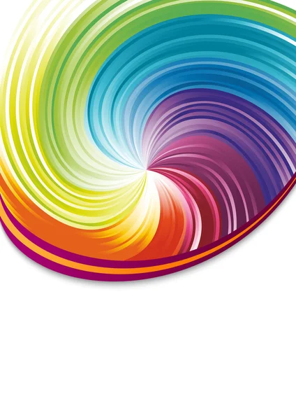 Arco-íris colorido disco fundo — Vetor de Stock