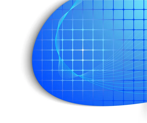 抽象的蓝色技术背景 — 图库矢量图片