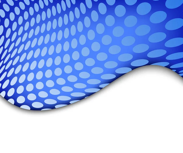 Fond bleu avec des cercles — Image vectorielle