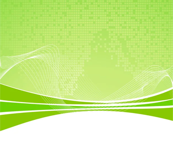 Grüner abstrakter Hintergrund mit Textur — Stockvektor