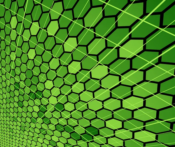 Grön cell koncept — Stock vektor