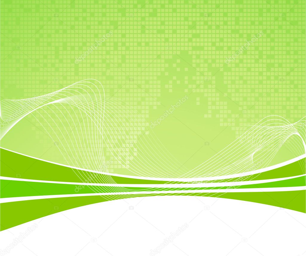 Green abstract background with texture