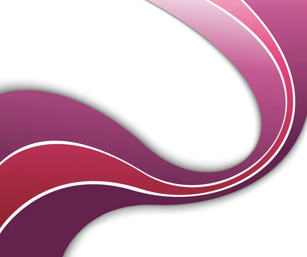 Abstrakte violette Welle - Hintergrund — Stockvektor