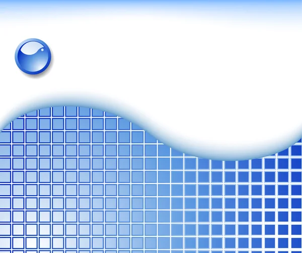 几何蓝色高科技模板 — 图库矢量图片