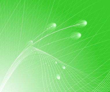 Green fireworks clipart