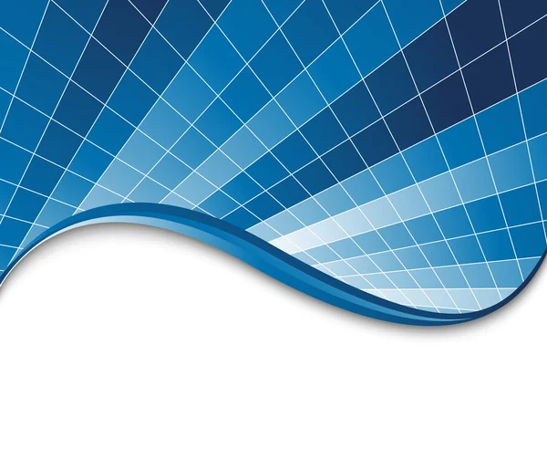 Modèle de carte bleue high-tech — Image vectorielle