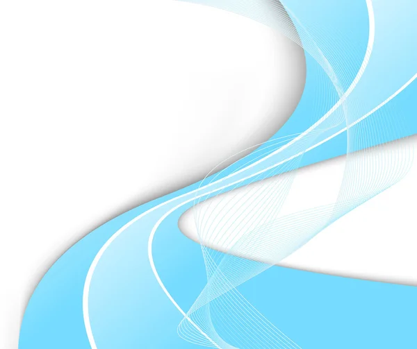 Abstrakt blå våg bakgrund — Stock vektor