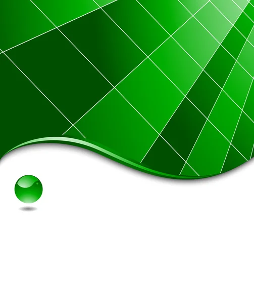 Grüne abstrakte Hightech — Stockvektor